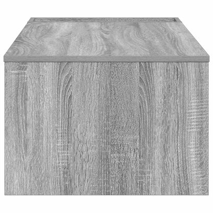 vidaXL Coffee Table Grey Sonoma 95 x 50 x 34 cm Engineered Wood