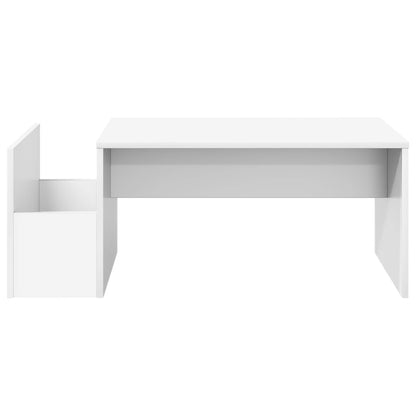 vidaXL Coffee Table White 90 x 45 x 35 cm Engineered Wood