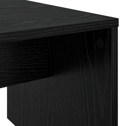 vidaXL Coffee Table Black Oak 90 x 45 x 35 cm Engineered Wood