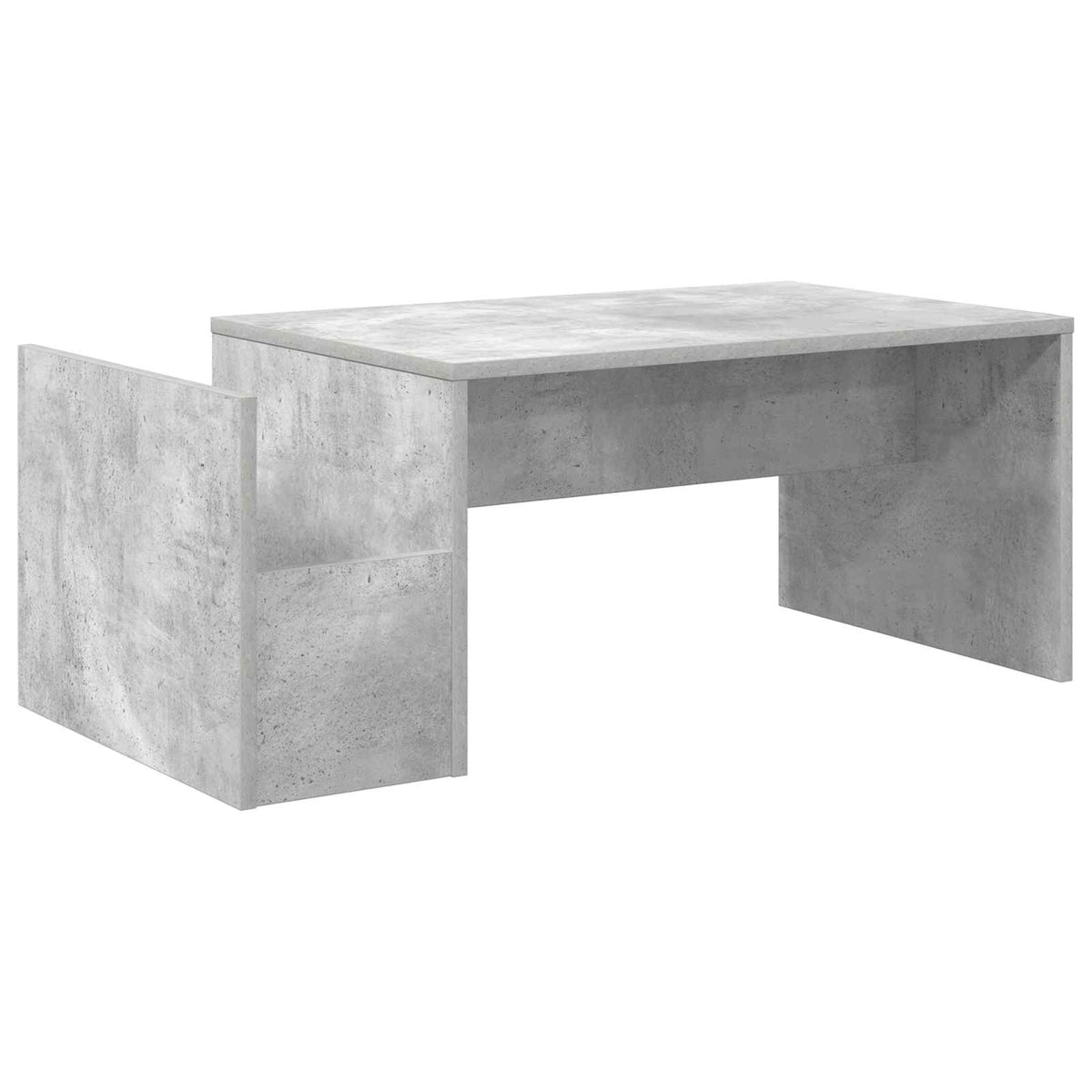 vidaXL Coffee Table Concrete Grey 90 x 45 x 35 cm Engineered Wood