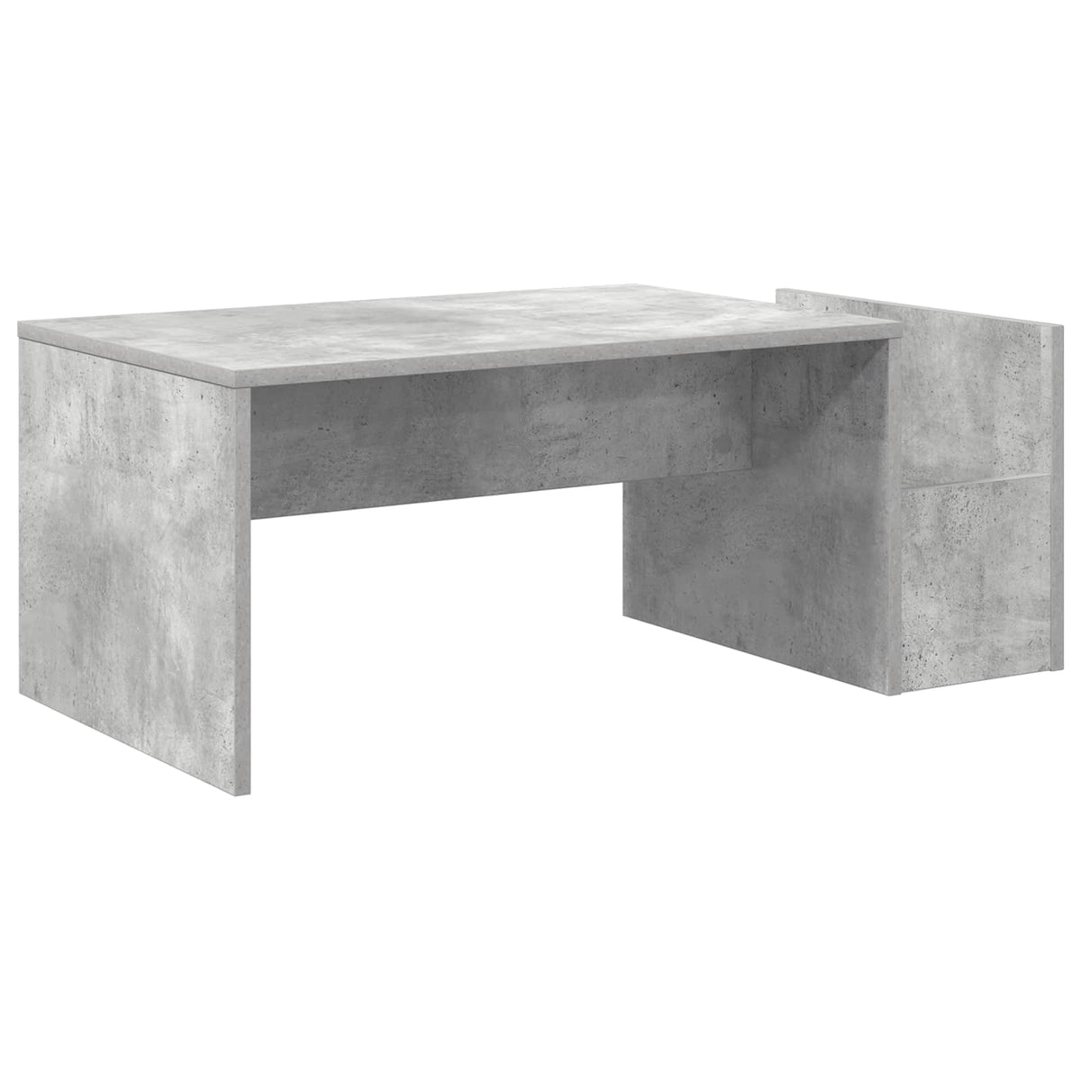 vidaXL Coffee Table Concrete Grey 90 x 45 x 35 cm Engineered Wood