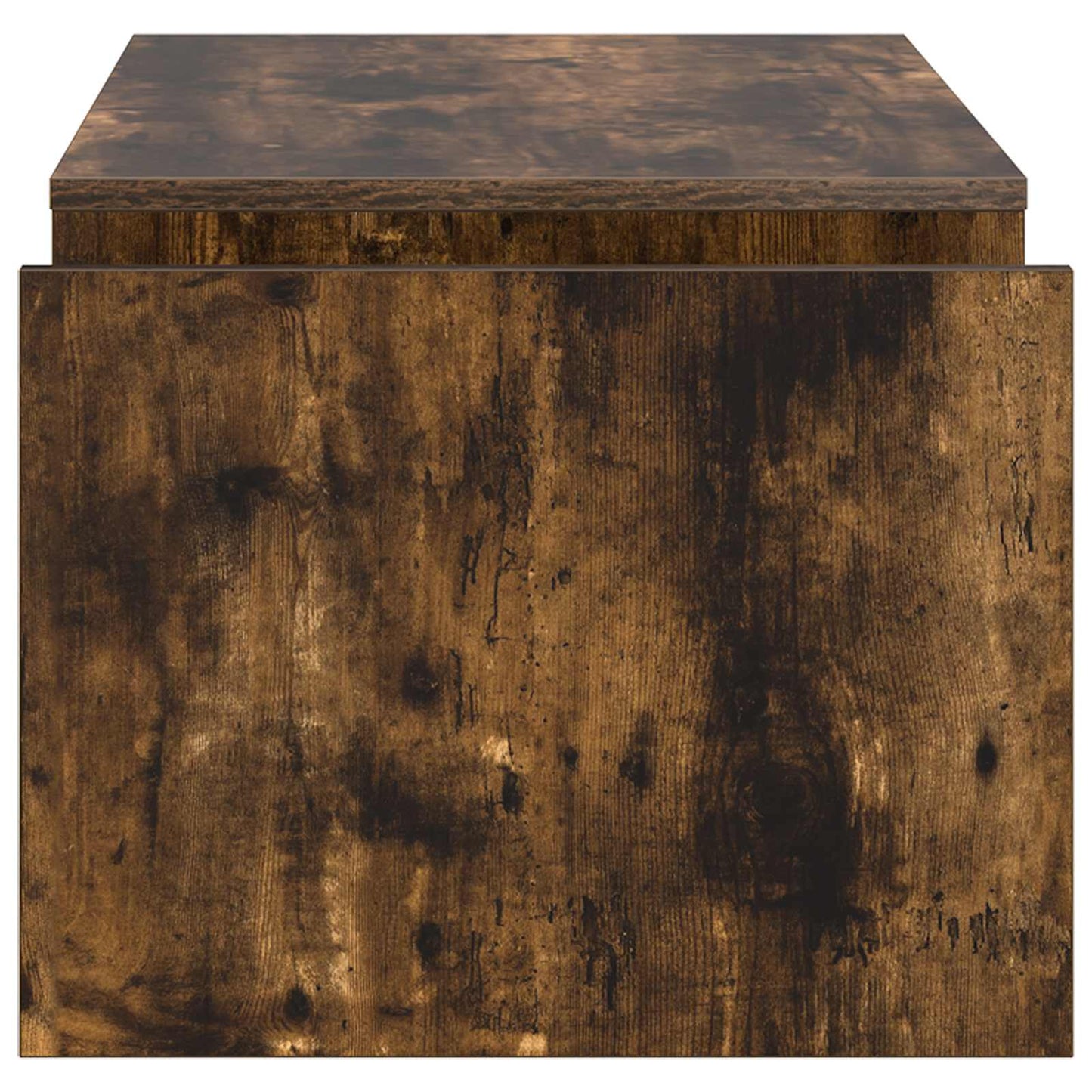 vidaXL Coffee Table Smoked Oak 90 x 45 x 35 cm Engineered Wood