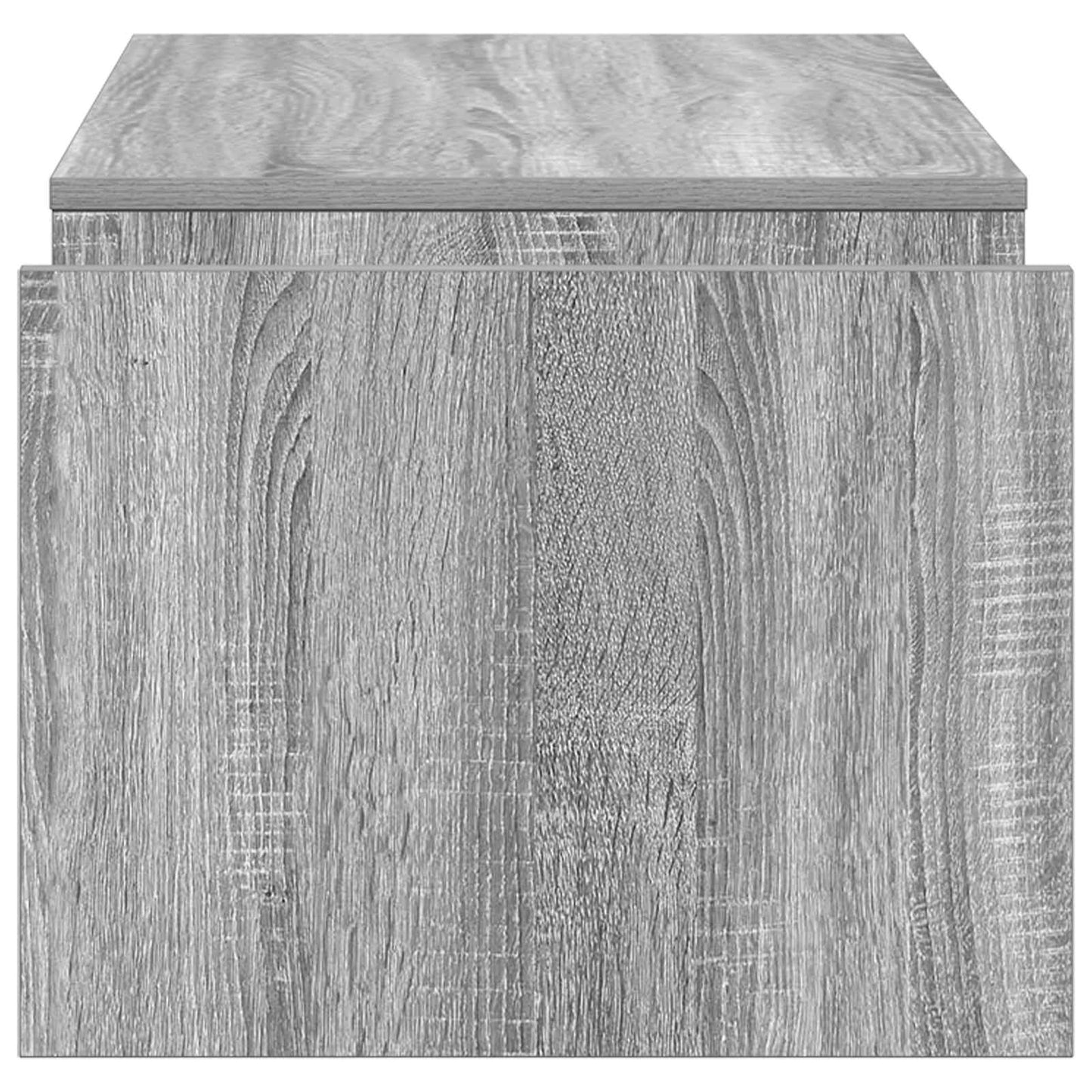 vidaXL Coffee Table Grey Sonoma 90 x 45 x 35 cm Engineered Wood