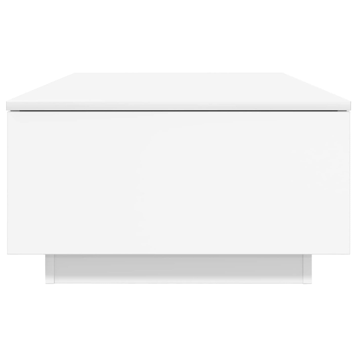 vidaXL Coffee Table with Drawer White 95 x 55 x 31 cm Engineered Wood