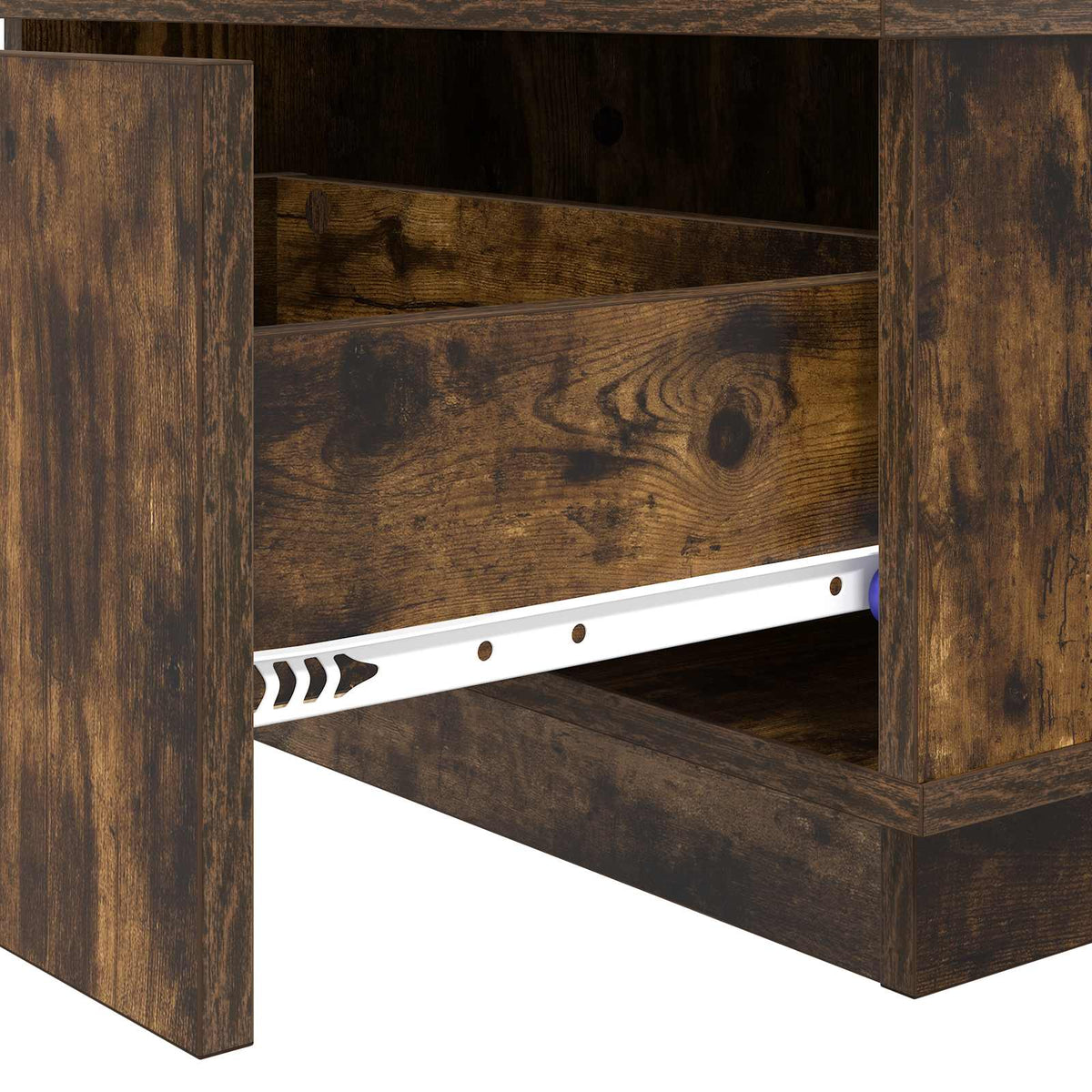 vidaXL Coffee Table Smoked Oak 95 x 55 x 31 cm Engineered Wood