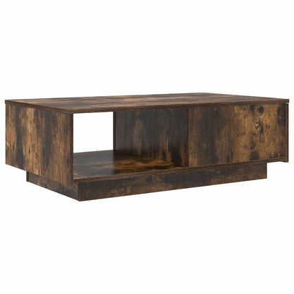 vidaXL Coffee Table Smoked Oak 95 x 55 x 31 cm Engineered Wood