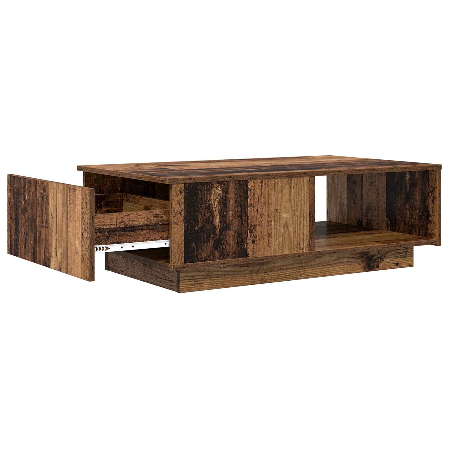 vidaXL Coffee Table Old Wood 95 x 55 x 31 cm Engineered Wood
