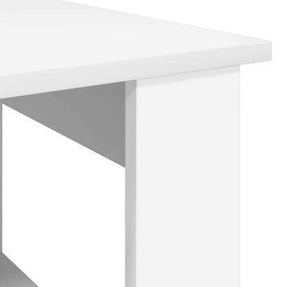 vidaXL Coffee Table White 72 x 50 x 50 cm Engineered Wood