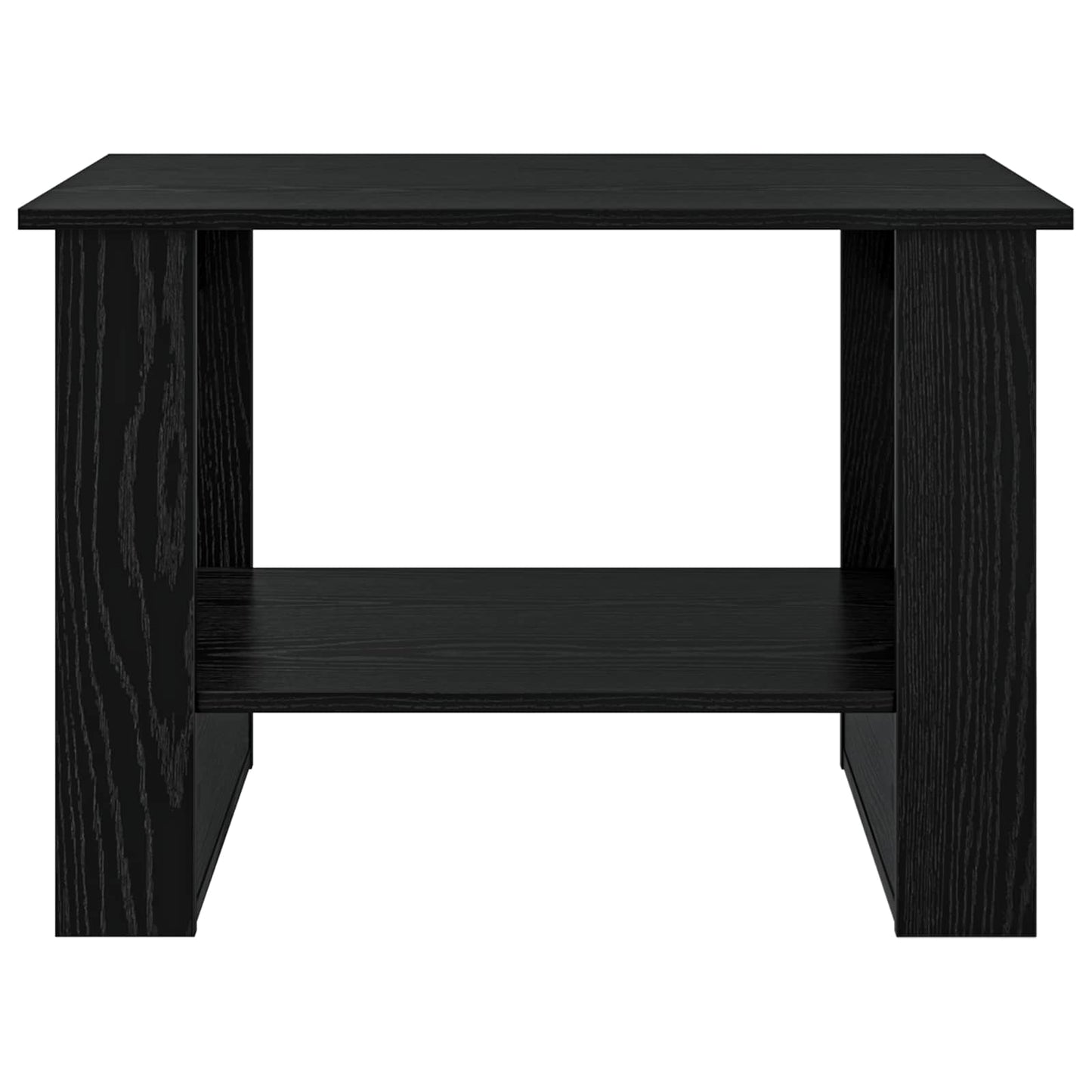 vidaXL Coffee Table Black Oak 72 x 50 x 50 cm Engineered Wood