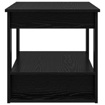 vidaXL Coffee Table Black Oak 72 x 50 x 50 cm Engineered Wood