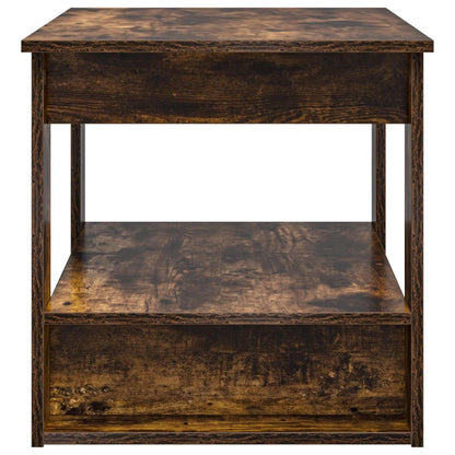 vidaXL Coffee Table Smoked Oak 72 x 50 x 50 cm Engineered Wood
