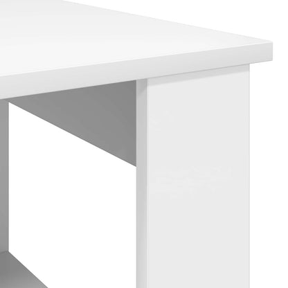 vidaXL Coffee Table White 51 x 50 x 50 cm Engineered Wood