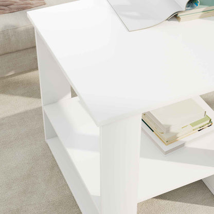 vidaXL Coffee Table White 51 x 50 x 50 cm Engineered Wood