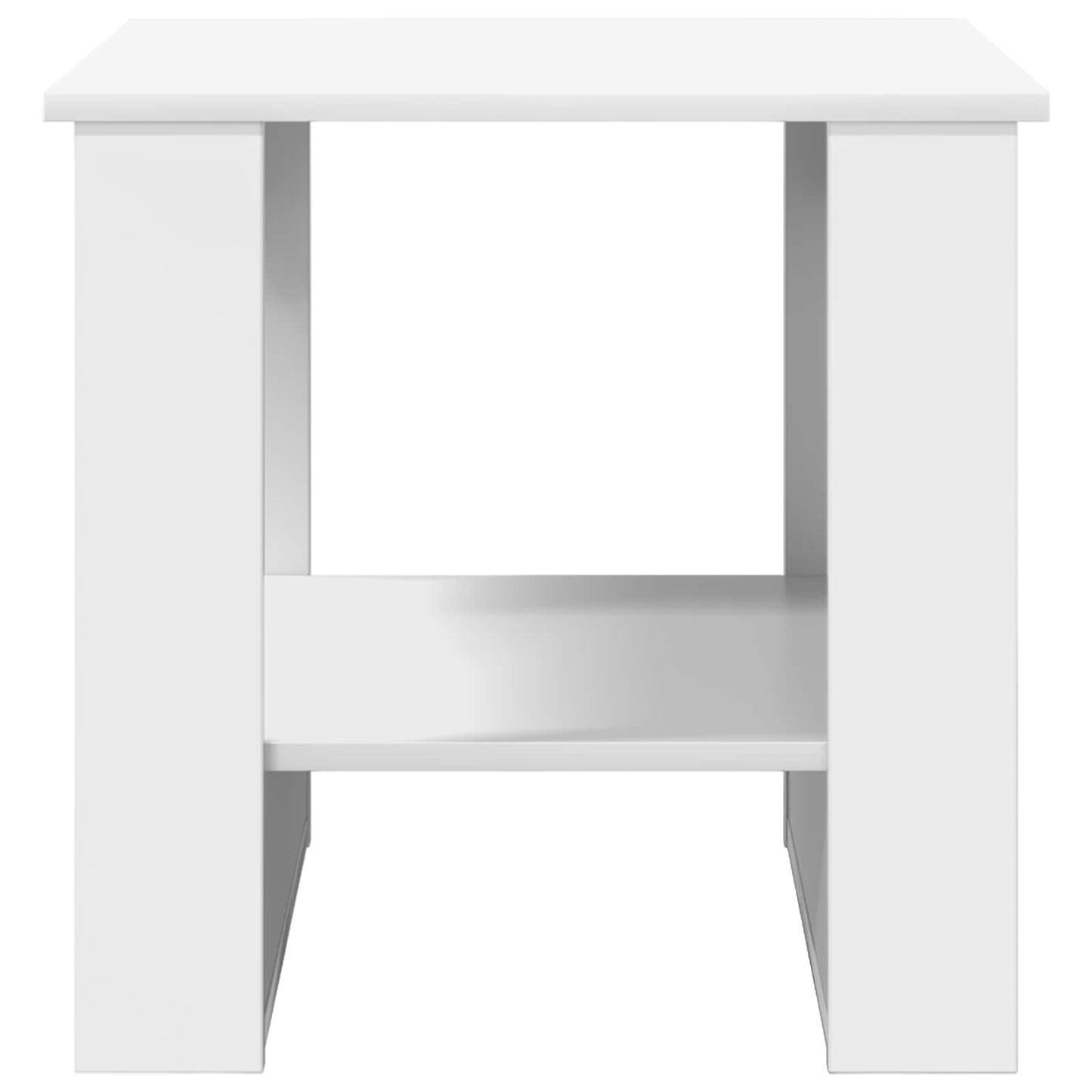 vidaXL Coffee Table White 51 x 50 x 50 cm Engineered Wood