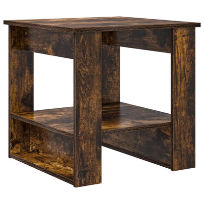 vidaXL Coffee Table Smoked Oak 51 x 50 x 50 cm Engineered Wood