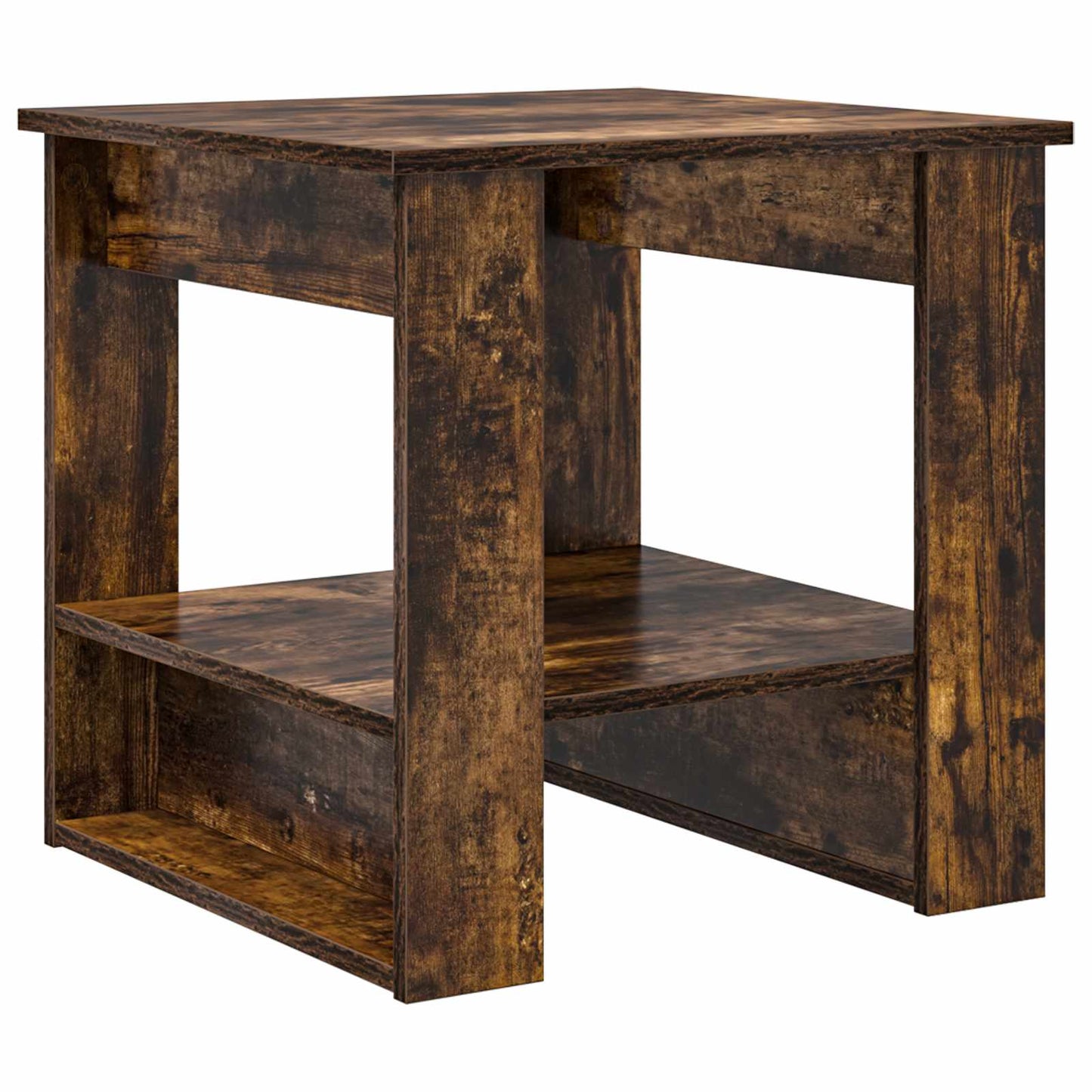 vidaXL Coffee Table Smoked Oak 51 x 50 x 50 cm Engineered Wood