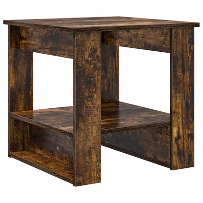 vidaXL Coffee Table Smoked Oak 51 x 50 x 50 cm Engineered Wood