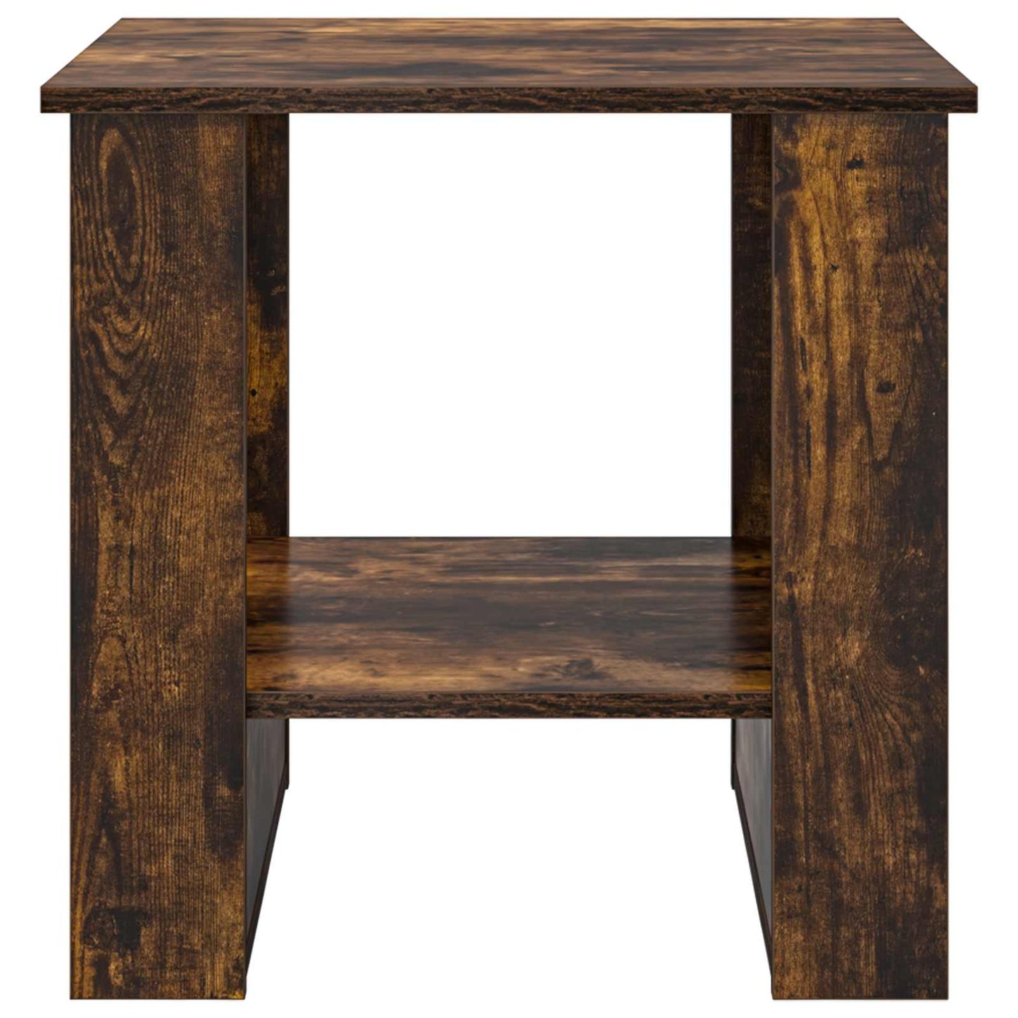 vidaXL Coffee Table Smoked Oak 51 x 50 x 50 cm Engineered Wood