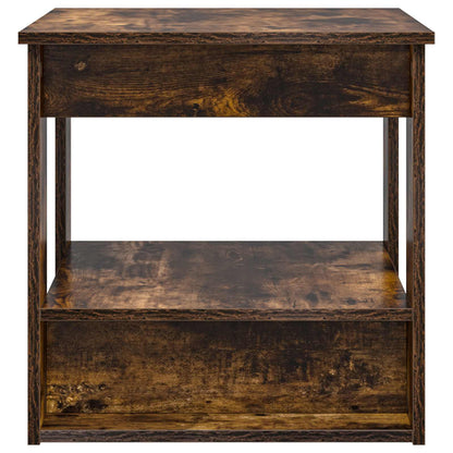 vidaXL Coffee Table Smoked Oak 51 x 50 x 50 cm Engineered Wood