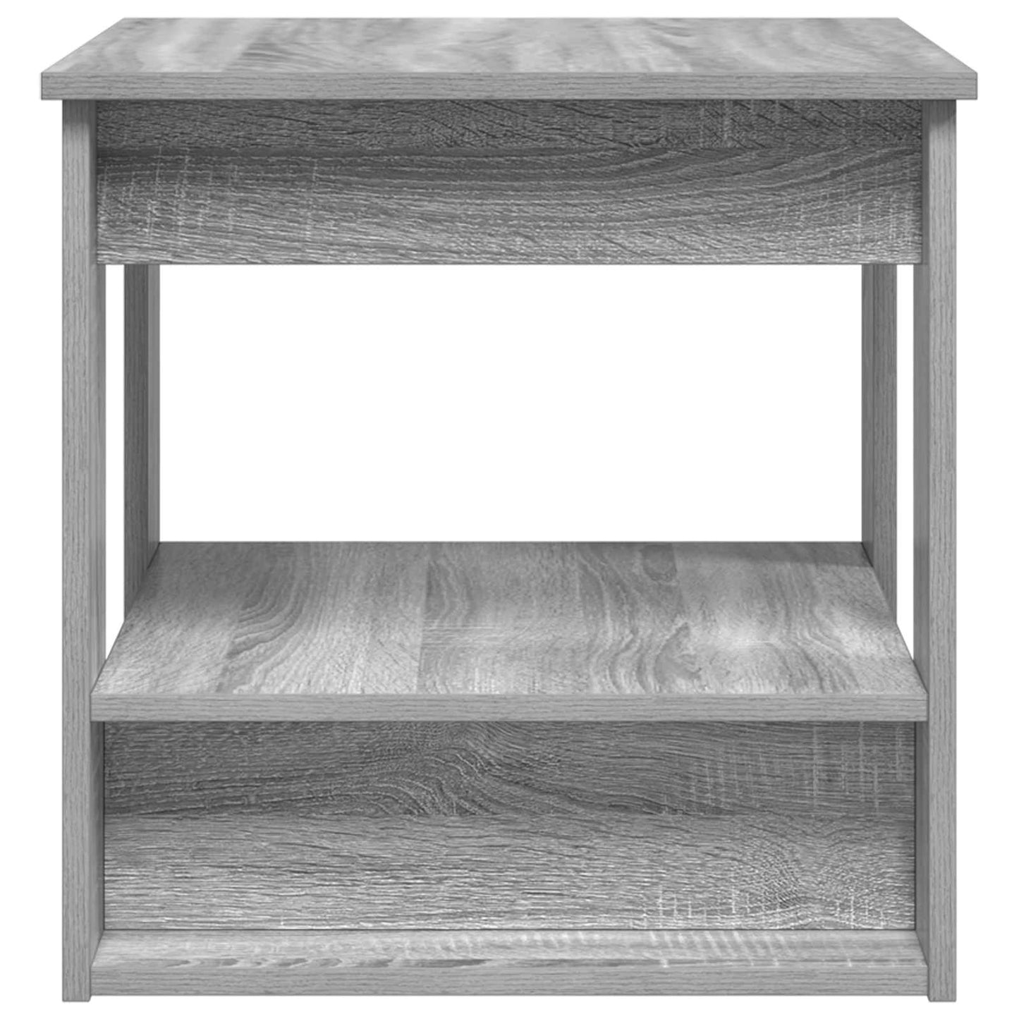 vidaXL Coffee Table Grey Sonoma 51 x 50 x 50 cm Engineered Wood