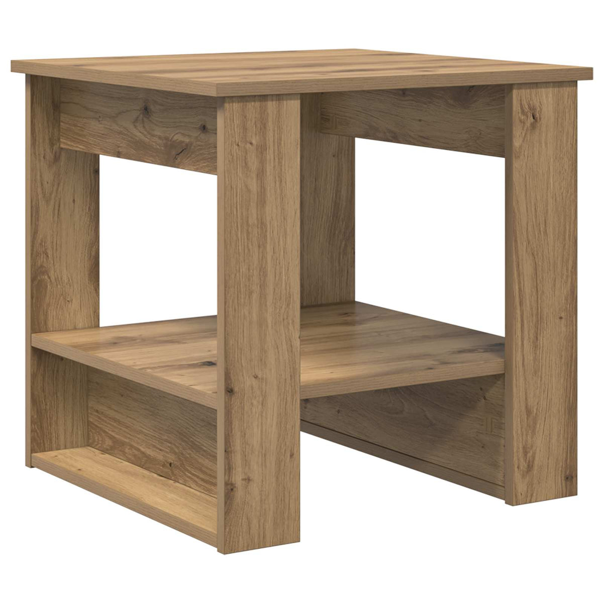 vidaXL Coffee Table Artisan Oak 51 x 50 x 50 cm Engineered Wood
