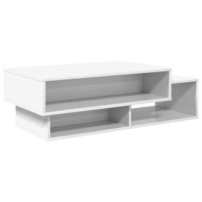 vidaXL Coffee Table White 105 x 50 x 32.5 cm Engineered Wood