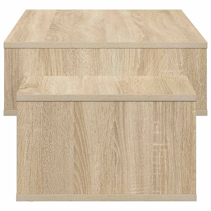 vidaXL Coffee Table Sonoma Oak 105 x 50 x 32.5 cm Engineered Wood