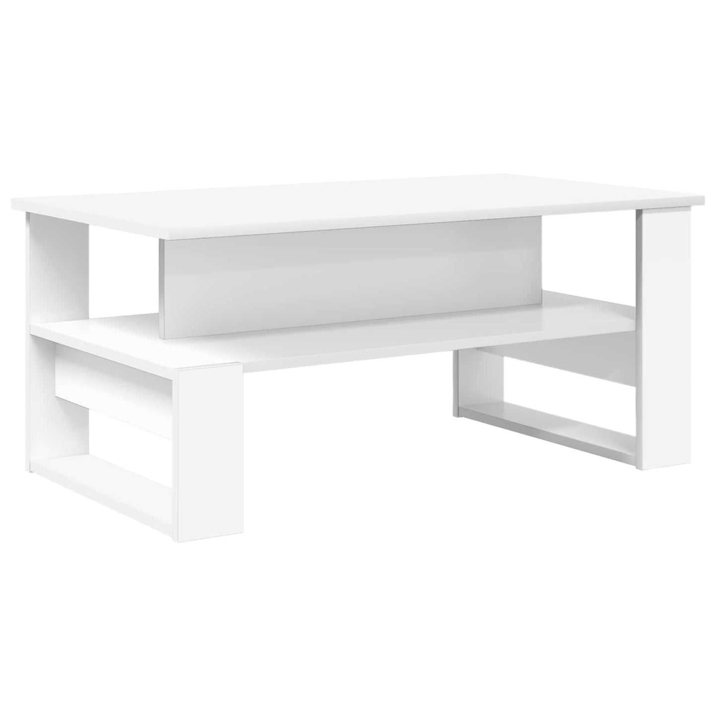 vidaXL Coffee Table White 90 x 50 x 40 cm Engineered Wood