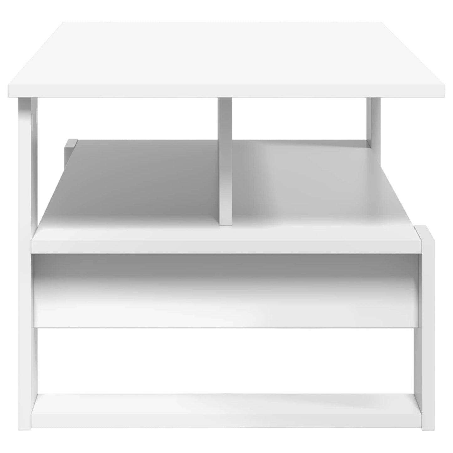 vidaXL Coffee Table White 90 x 50 x 40 cm Engineered Wood