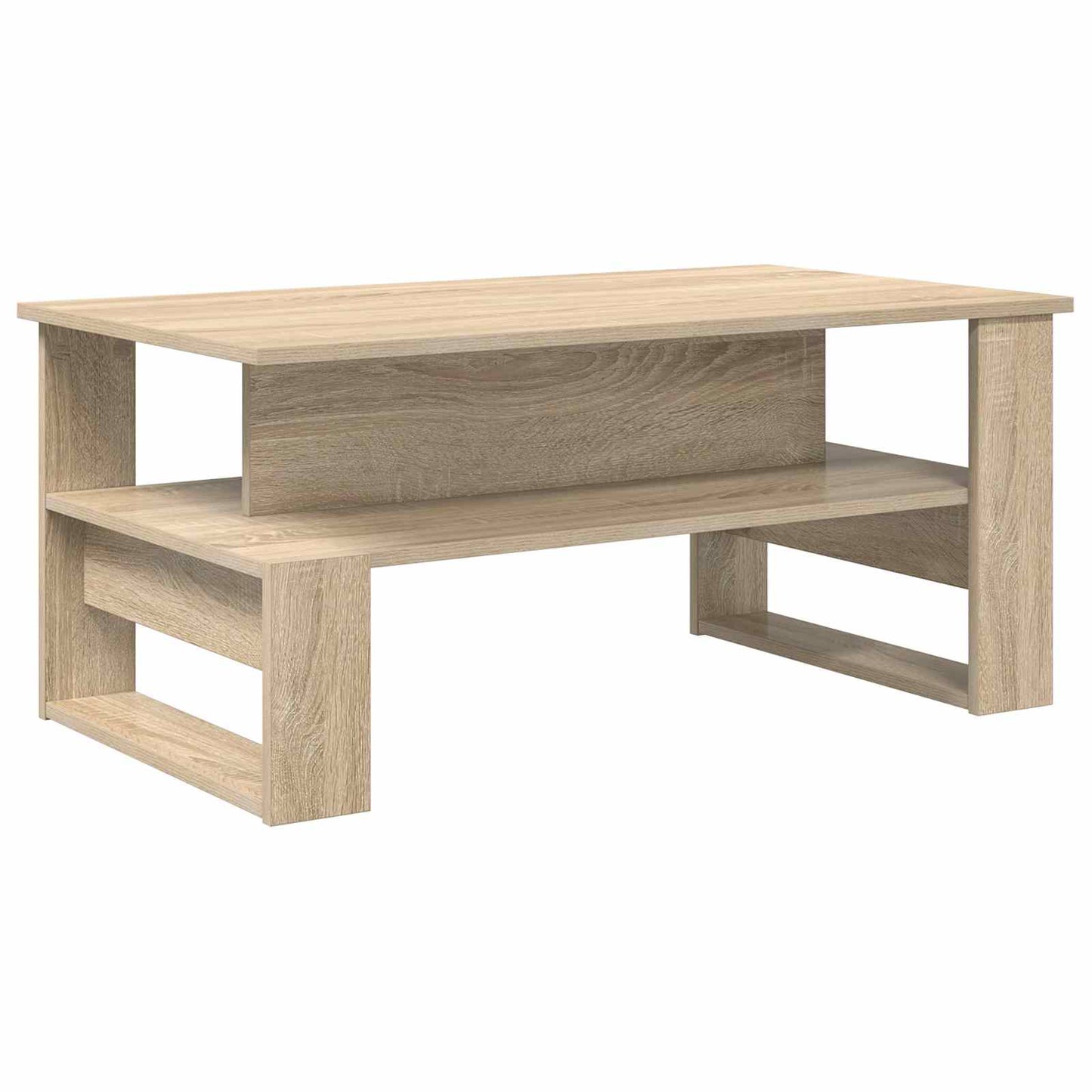 vidaXL Coffee Table Sonoma Oak 90 x 50 x 40 cm Engineered Wood