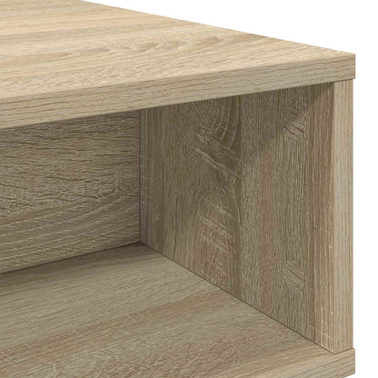 vidaXL Coffee Table Sonoma Oak 80 x 46 x 35 cm Engineered Wood