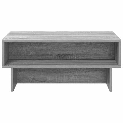 vidaXL Coffee Table Grey Sonoma 80 x 46 x 35 cm Engineered Wood