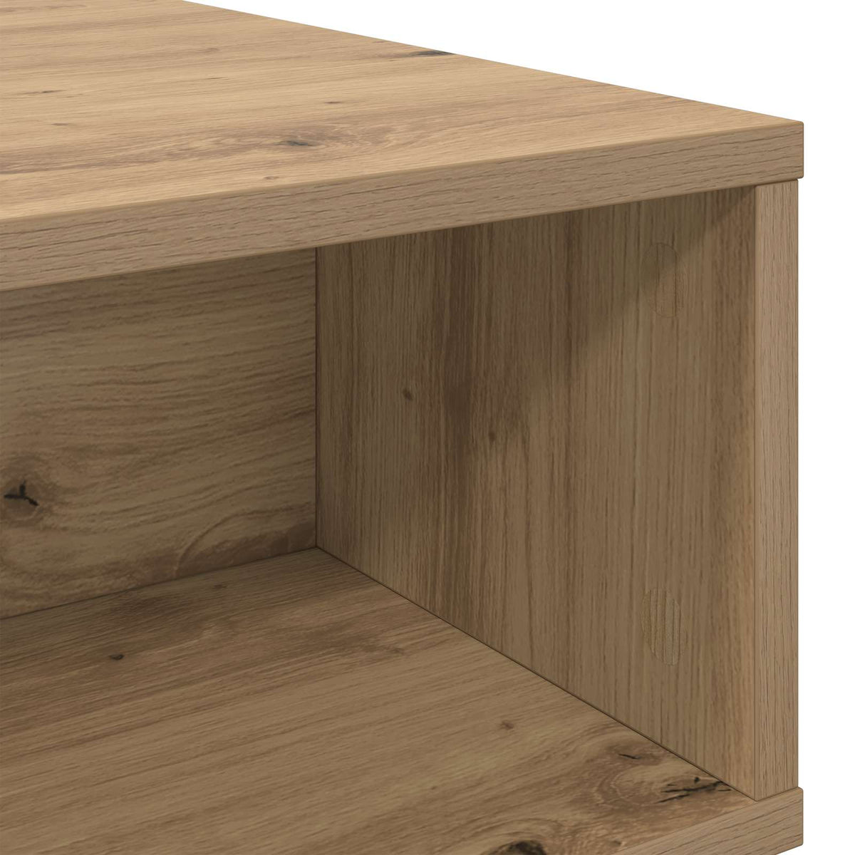 vidaXL Coffee Table Artisan Oak 80 x 46 x 35 cm Engineered Wood