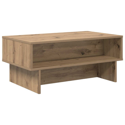 vidaXL Coffee Table Artisan Oak 80 x 46 x 35 cm Engineered Wood