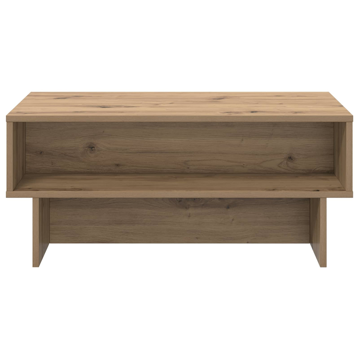 vidaXL Coffee Table Artisan Oak 80 x 46 x 35 cm Engineered Wood