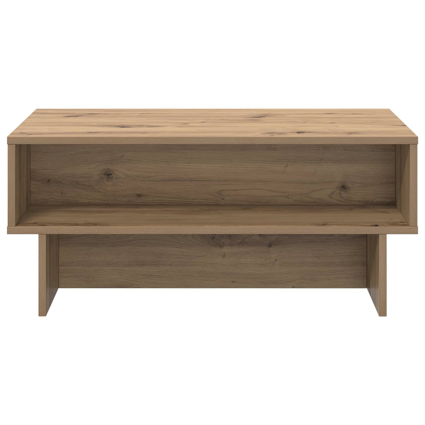 vidaXL Coffee Table Artisan Oak 80 x 46 x 35 cm Engineered Wood