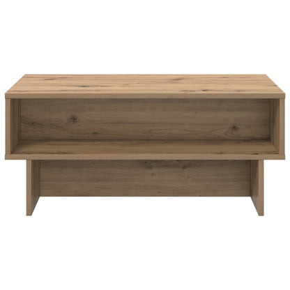 vidaXL Coffee Table Artisan Oak 80 x 46 x 35 cm Engineered Wood