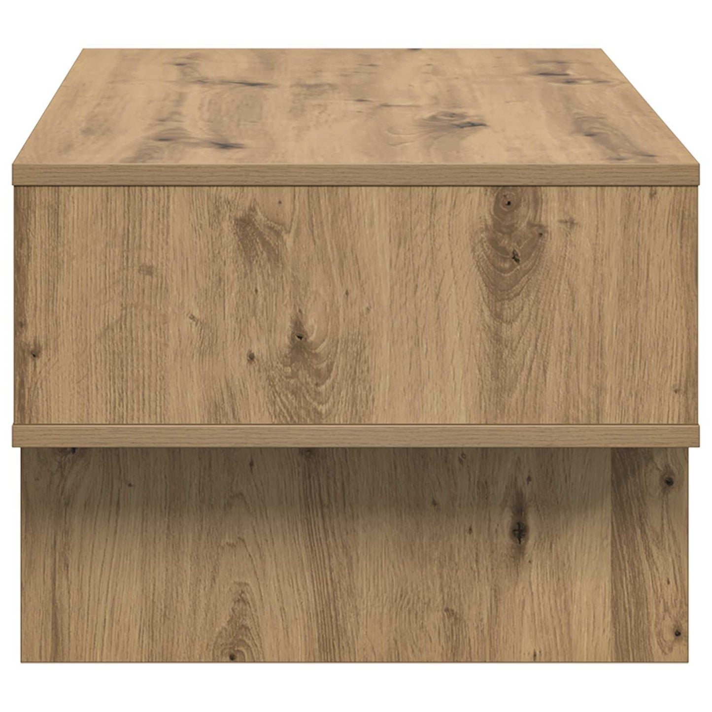 vidaXL Coffee Table Artisan Oak 80 x 46 x 35 cm Engineered Wood