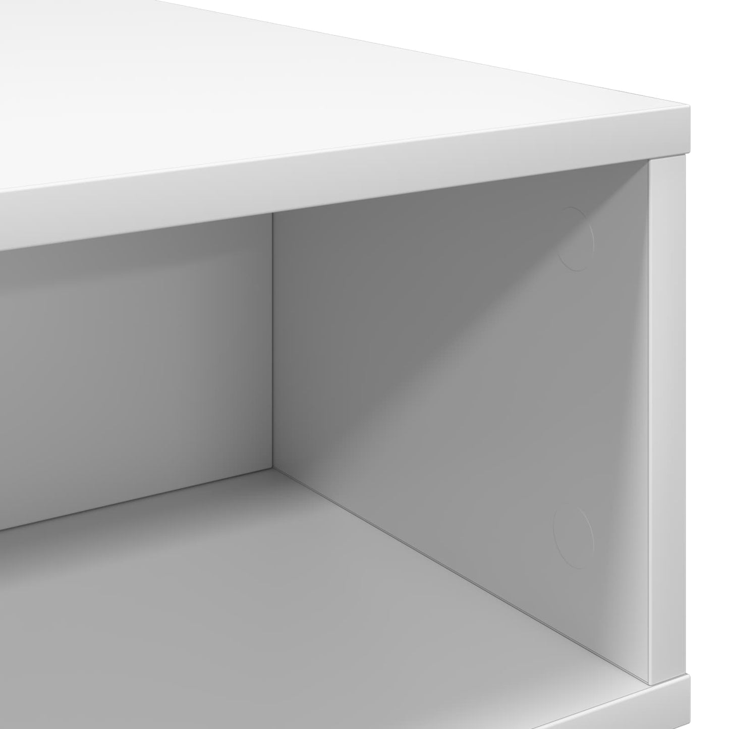 vidaXL Coffee Table White 48 x 46 x 35 cm Engineered Wood