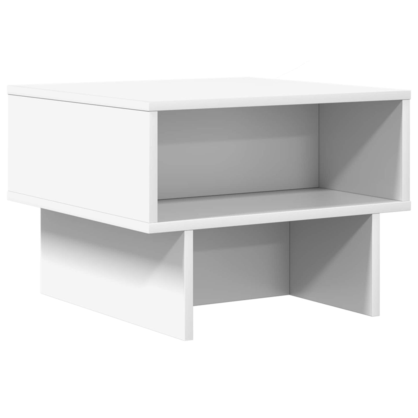 vidaXL Coffee Table White 48 x 46 x 35 cm Engineered Wood