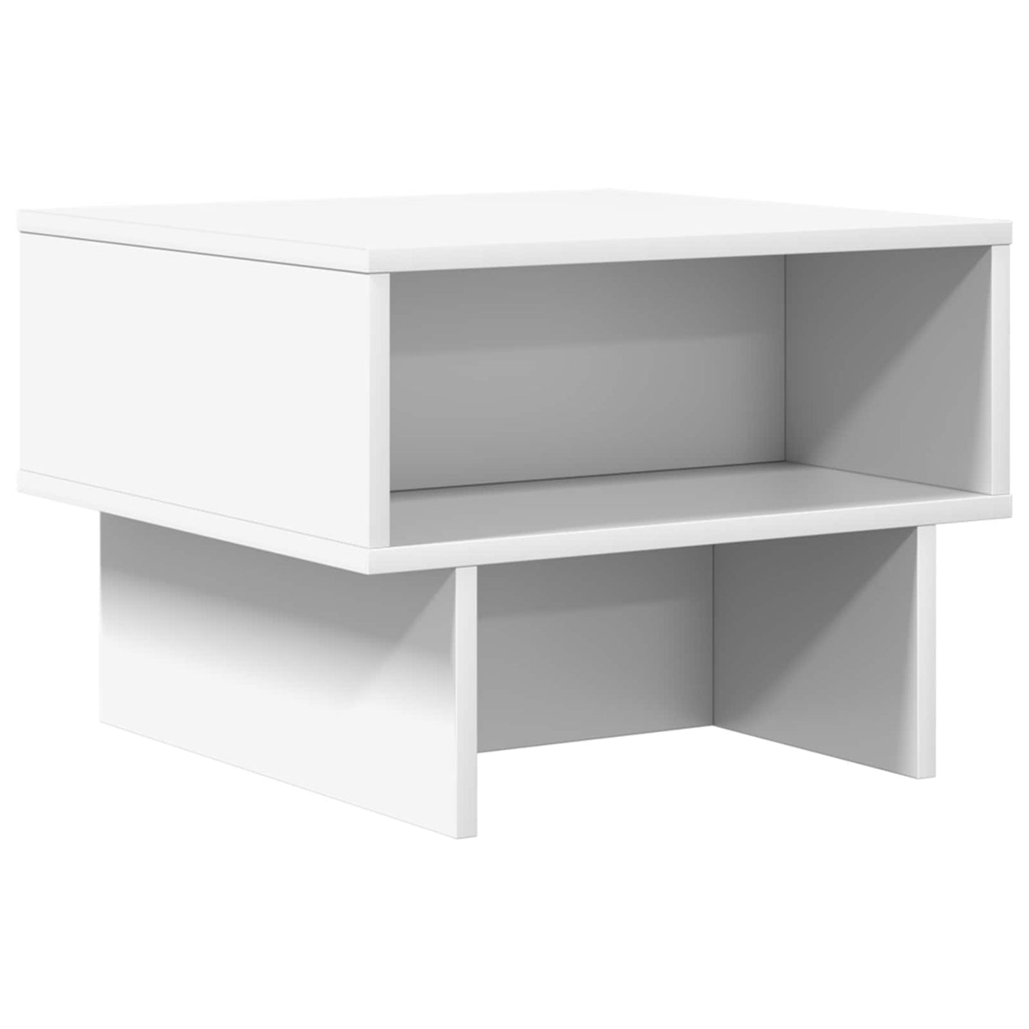 vidaXL Coffee Table White 48 x 46 x 35 cm Engineered Wood