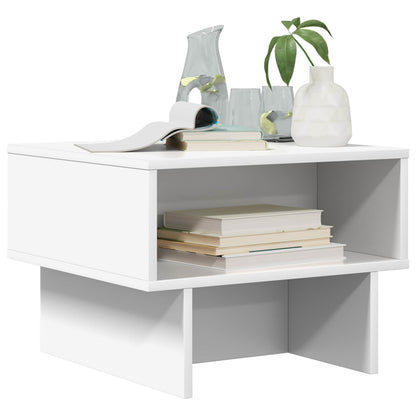 vidaXL Coffee Table White 48 x 46 x 35 cm Engineered Wood