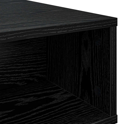 vidaXL Coffee Table Black Oak 48 x 46 x 35 cm Engineered Wood