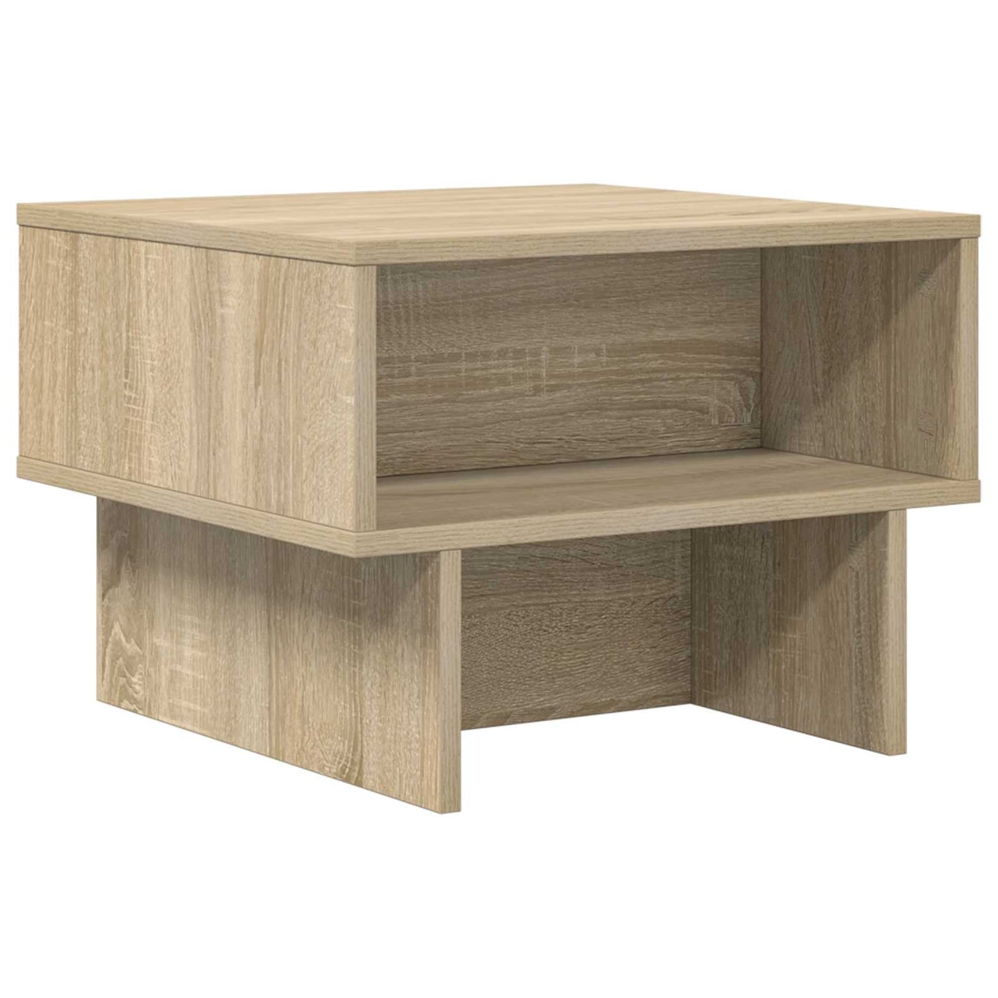 vidaXL Coffee Table Sonoma Oak 48 x 46 x 35 cm Engineered Wood