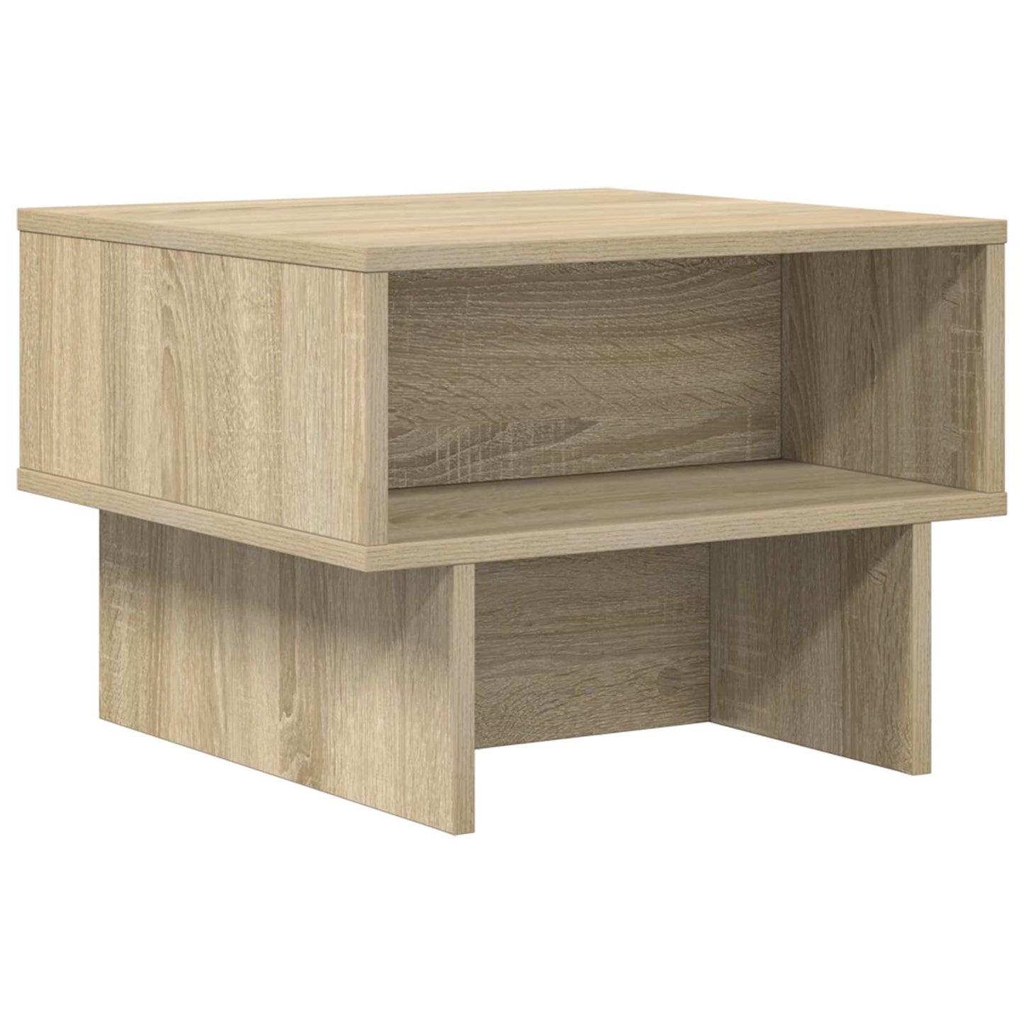 vidaXL Coffee Table Sonoma Oak 48 x 46 x 35 cm Engineered Wood