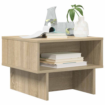 vidaXL Coffee Table Sonoma Oak 48 x 46 x 35 cm Engineered Wood