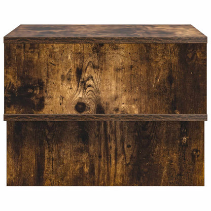 vidaXL Coffee Table Smoked Oak 48 x 46 x 35 cm Engineered Wood