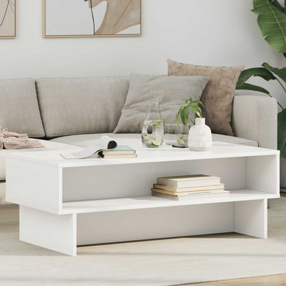 vidaXL Coffee Table White 100 x 46 x 35 cm Engineered Wood