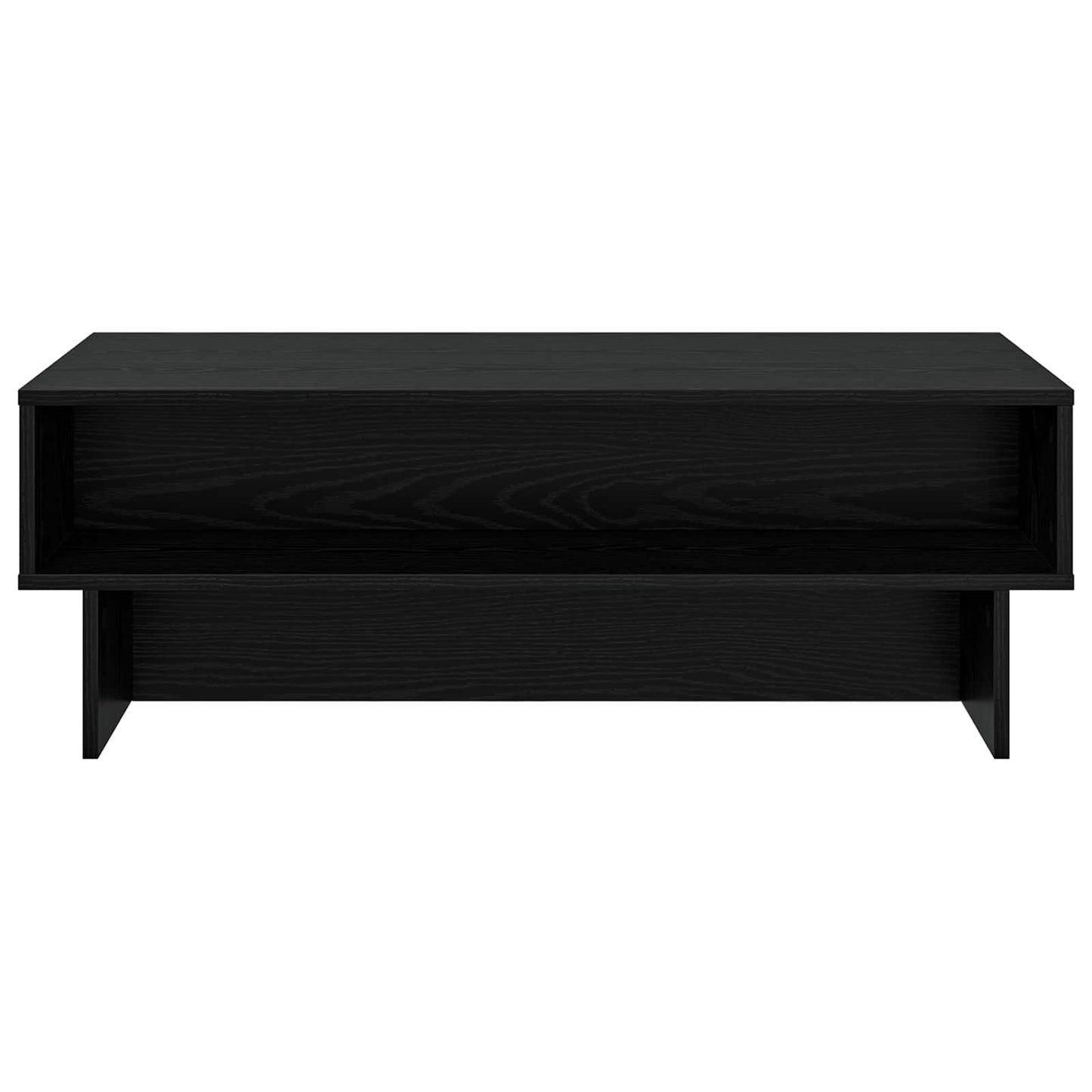 vidaXL Coffee Table Black Oak 100 x 46 x 35 cm Engineered Wood