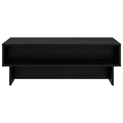 vidaXL Coffee Table Black Oak 100 x 46 x 35 cm Engineered Wood